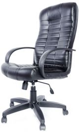 Кожаное недорогое кресло с высокой спинкой кс 416-01