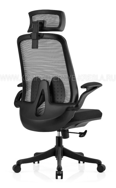 Компьютерное кресло Viking-81 черное 3